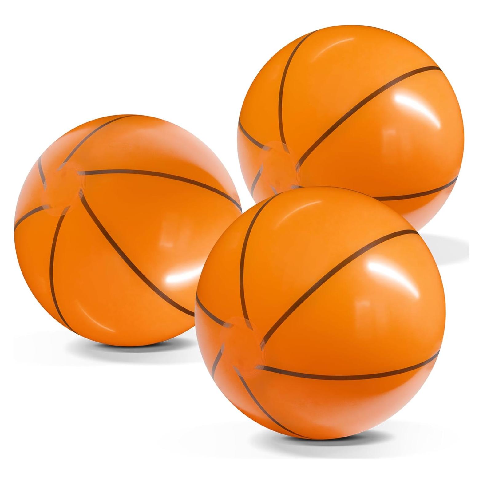 Pelotas de Baloncesto Inflables Novelty Place - Paquete de 3, 30 cm