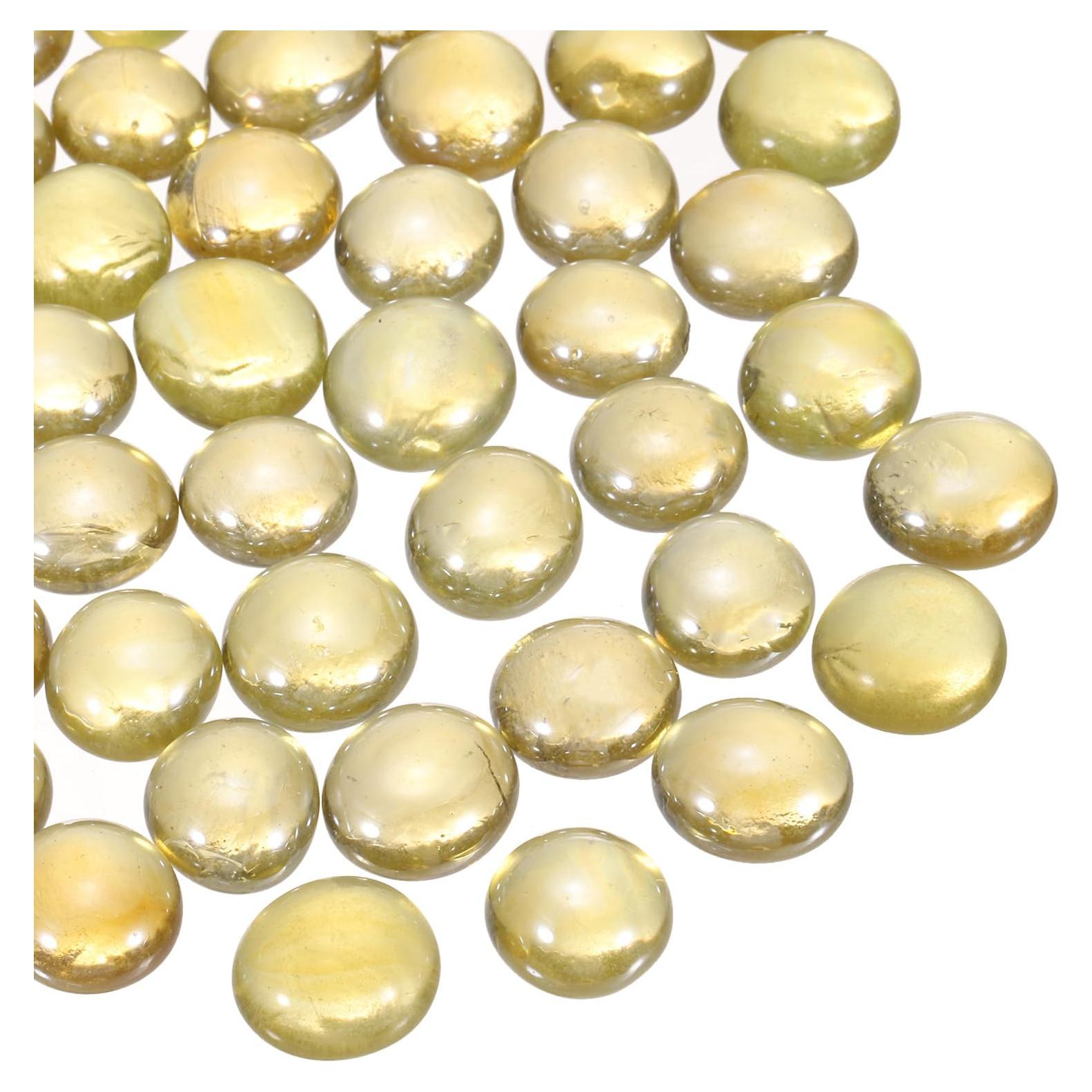 Perlas de Vidrio Amarillo Claro MECCANIXITY 100pcs 500g