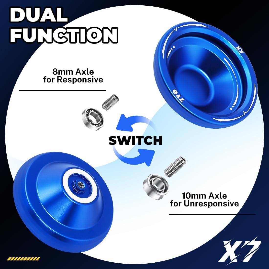 Yoyo Profesional Wabesmanis X7 Doble Función para Niños 8+