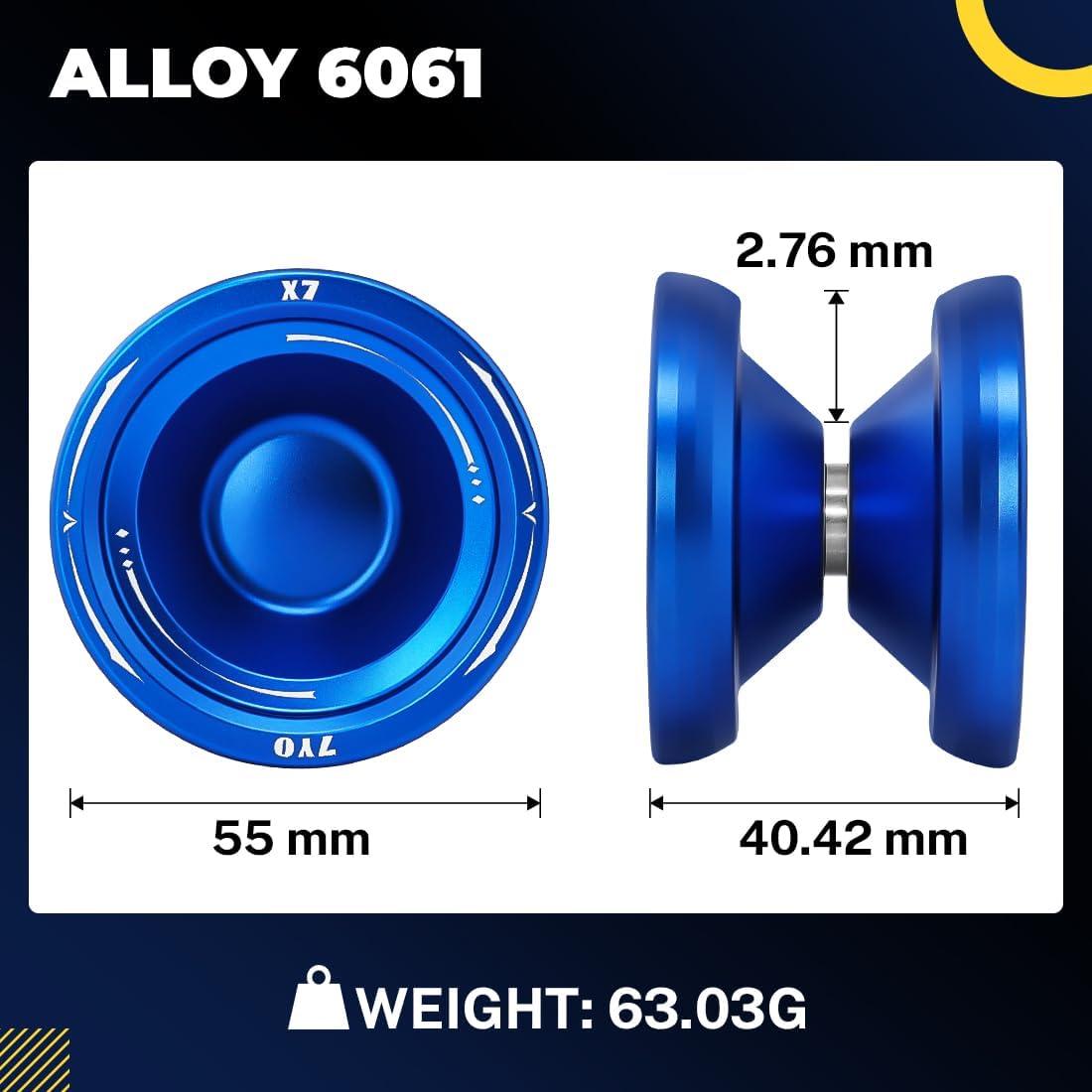 Yoyo Profesional Wabesmanis X7 Doble Función para Niños 8+