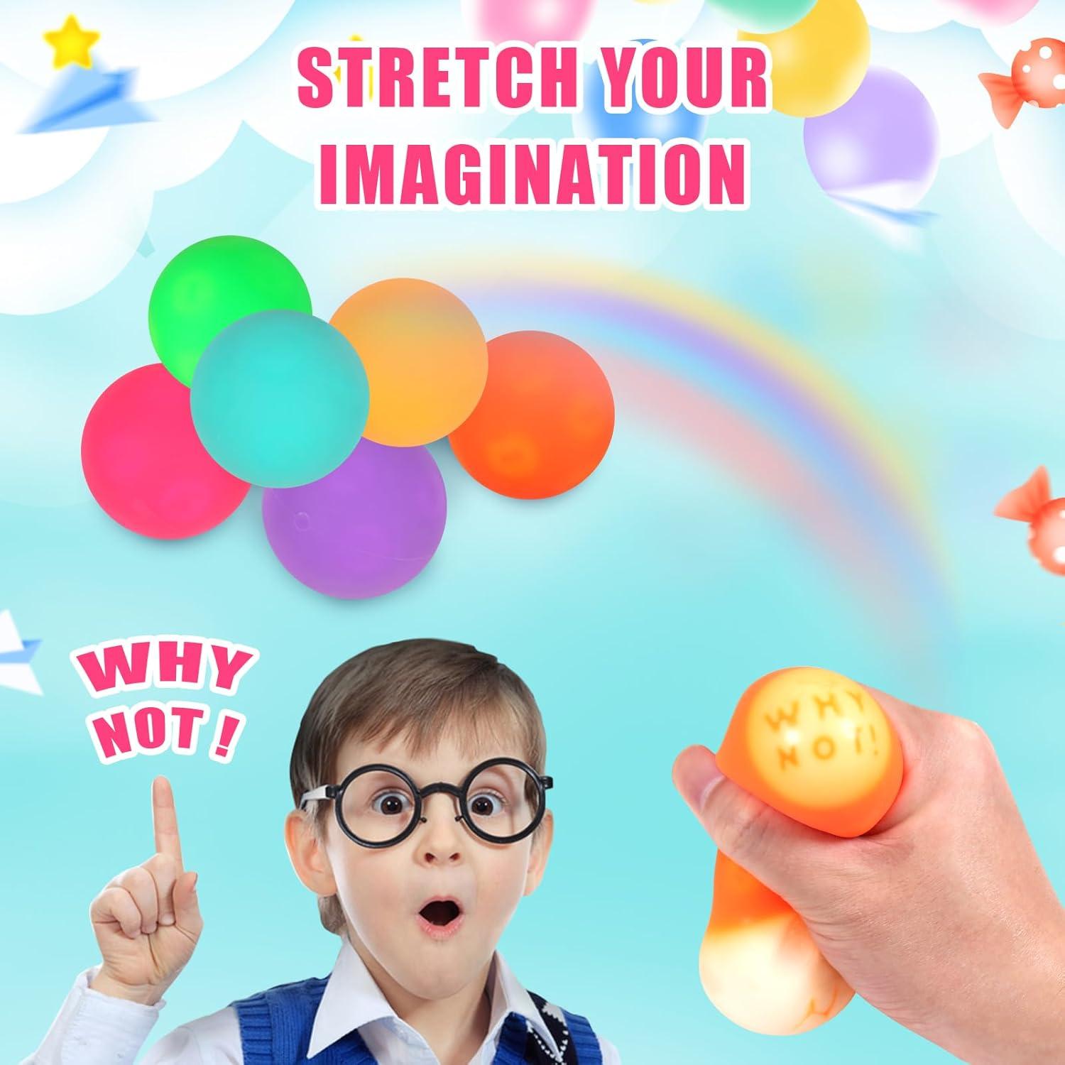 3 Pelotas Antiestrés Shanghaijun 7 cm para Niños y Adultos