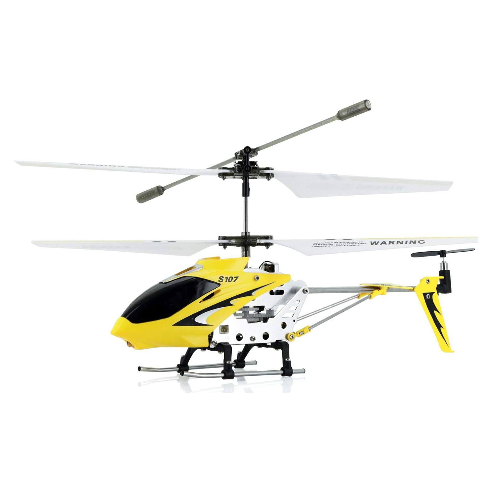 Helicóptero RC Syma S107 GYRO 3.5CH - Amarillo