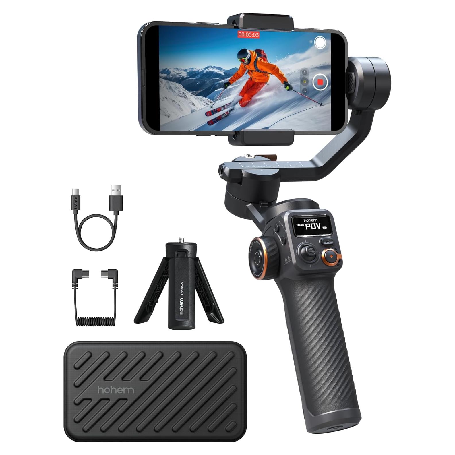 Estabilizador Gimbal Hohem iSteady M6 para Smartphone 3 Ejes