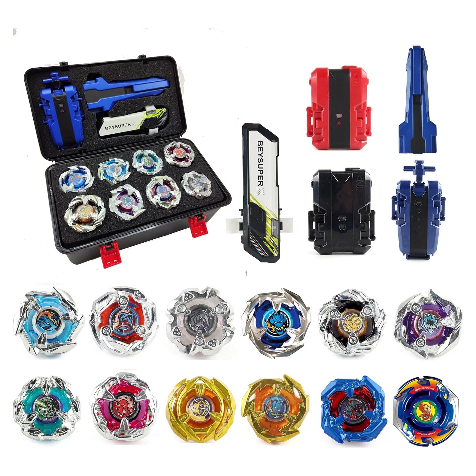 Conjunto Bey Battling Top XIAODANYOUPIN 12 Trompos Giratorios