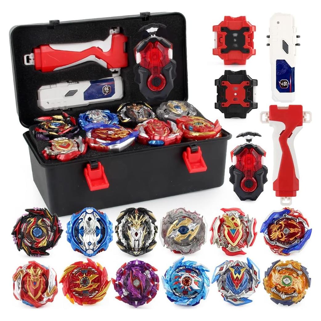 Conjunto Bey Battle Top Daoyehsy 12 Tops 3 Lanzadores