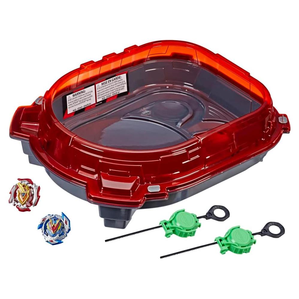 Beyblade Burst Slingshock Rail Rush Set - 2 Tops y Lanzadores