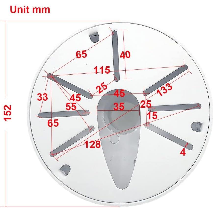 Soporte de Pared para Cámara de Seguridad CTXSumTec 25x10x3cm
