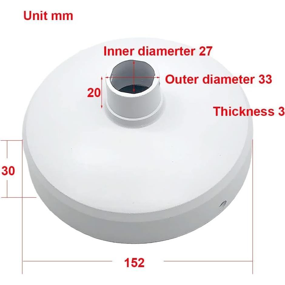 Soporte de Pared para Cámara de Seguridad CTXSumTec 25x10x3cm