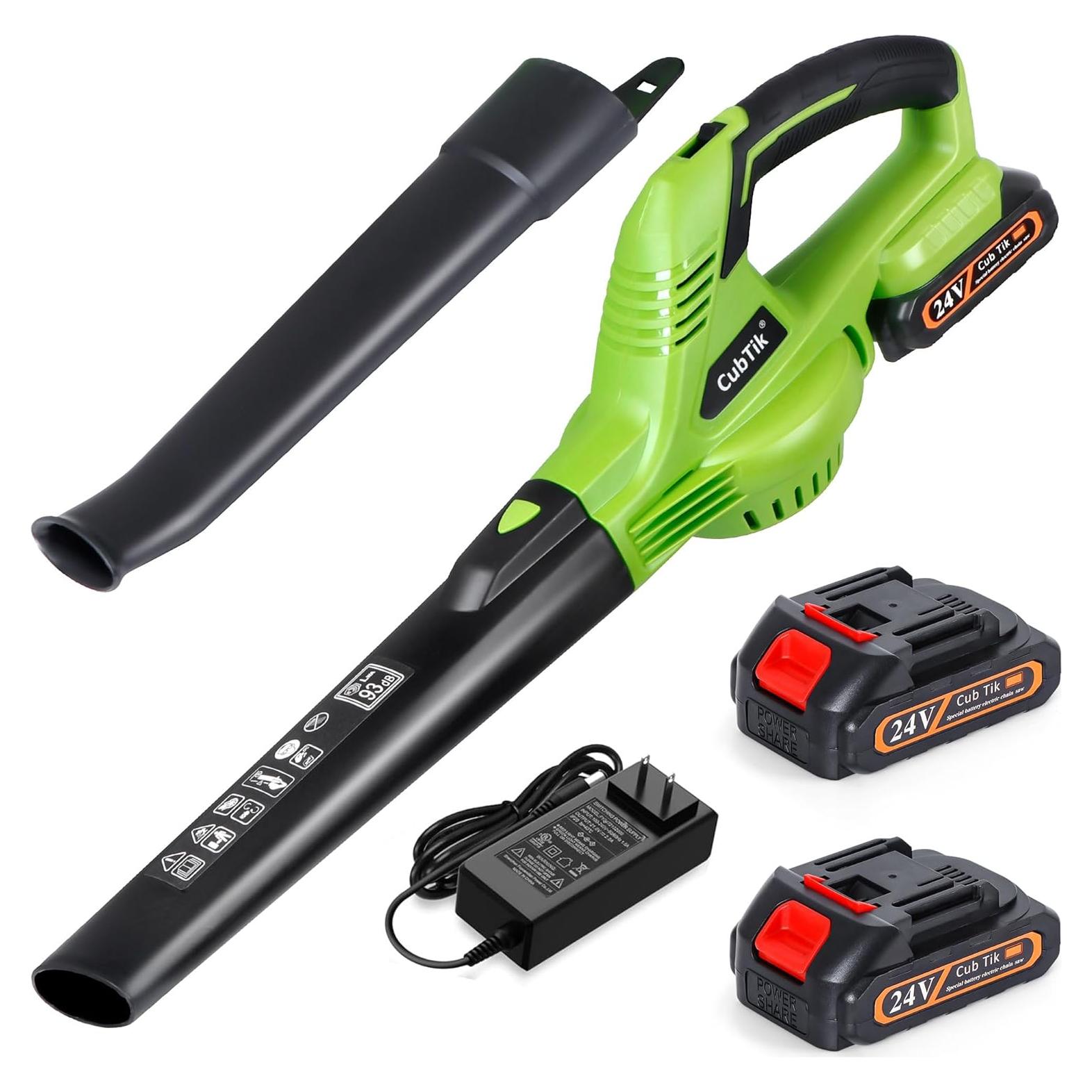 Soplador de Hojas Cub Tik RF0005 Inalámbrico 2 Baterías 20V