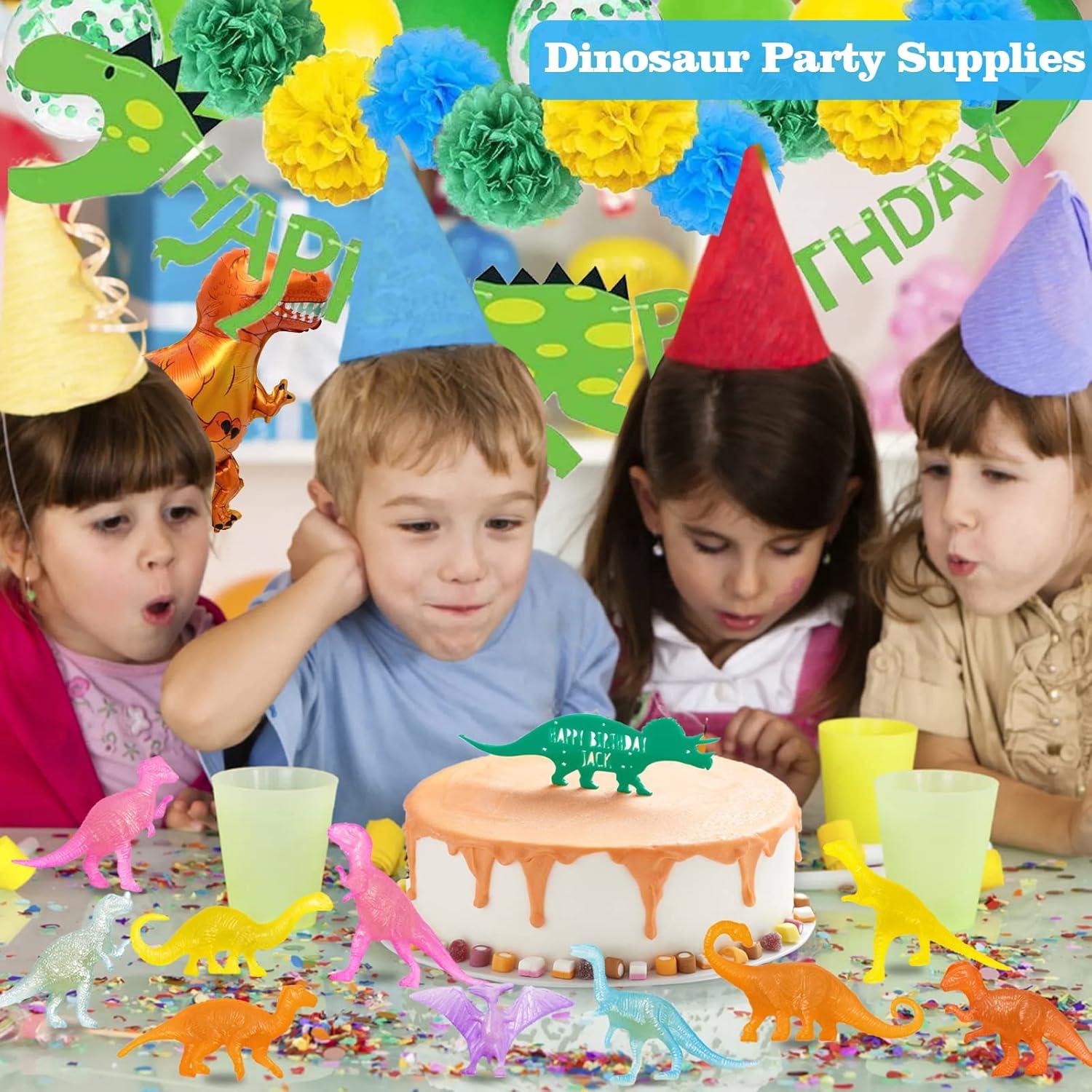 Juguetes de Dinosaurios Brillantes OuMuaMua 78pcs para Niños
