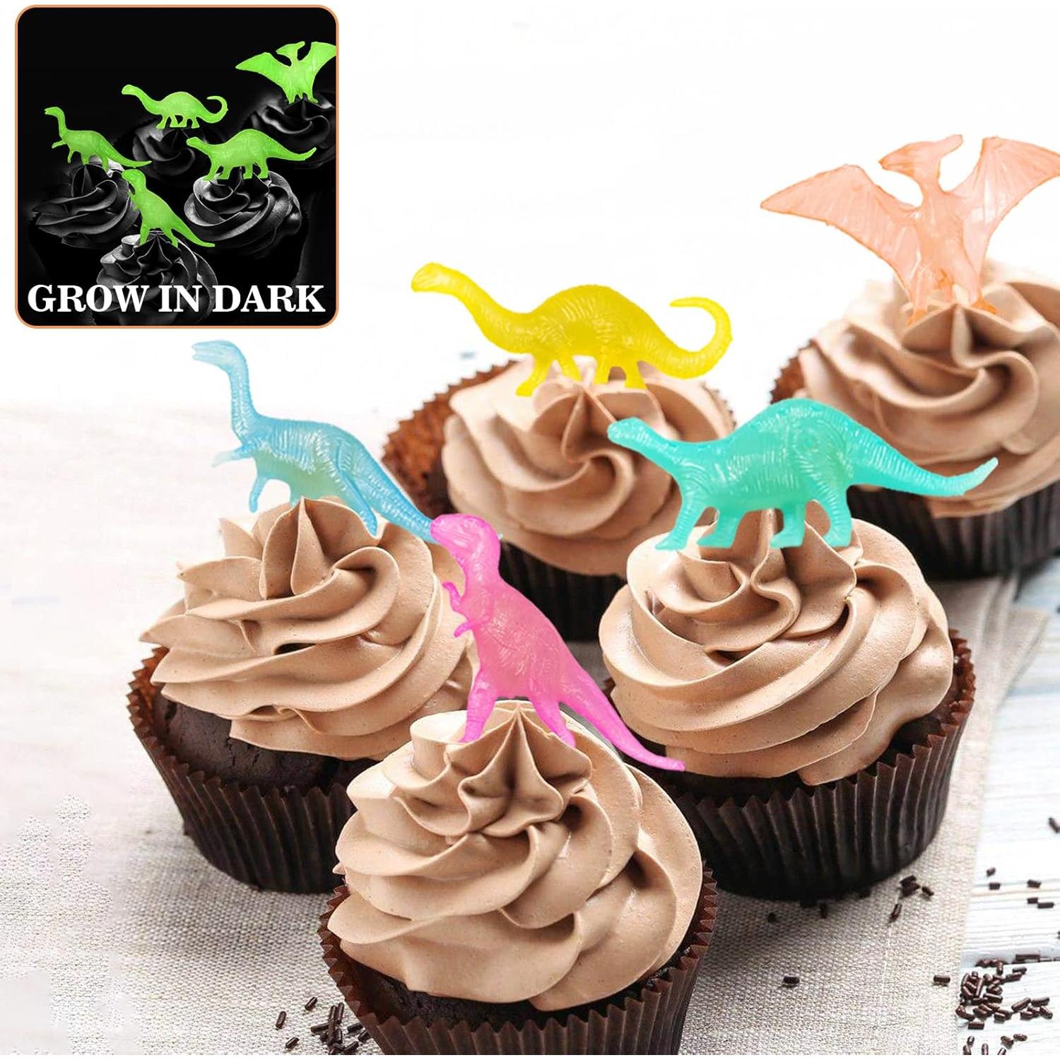 Juguetes de Dinosaurios Brillantes OuMuaMua 78pcs para Niños