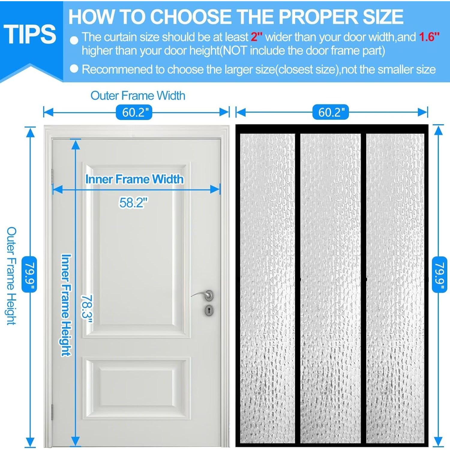 Cortina Térmica Aislante Magnética RELIANCER 147x198cm