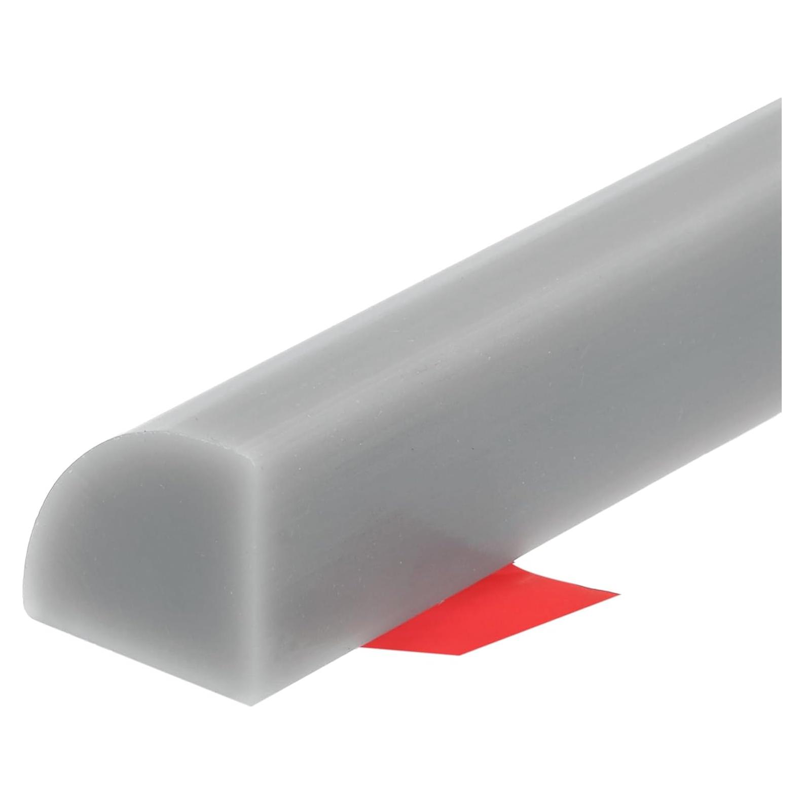 Moldura Flexible Autoadhesiva uxcell 500mm Gris para Baño