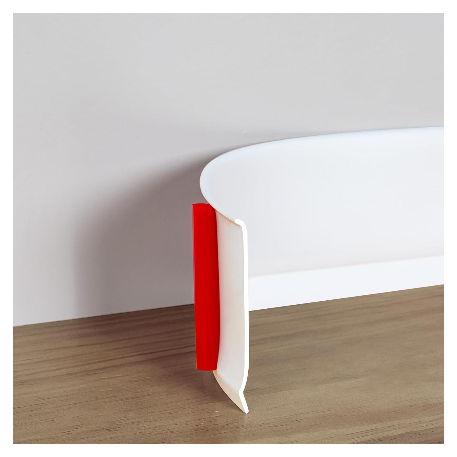 Muzata Moldura de Zócalo Flexible Autoadhesiva 10 cm x 6 m Blanco