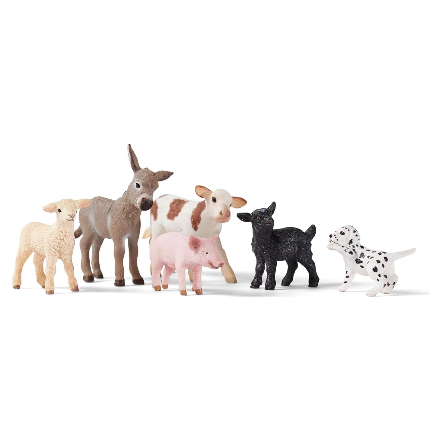 Set de Animales de Granja Schleich 6 Piezas para Bebés