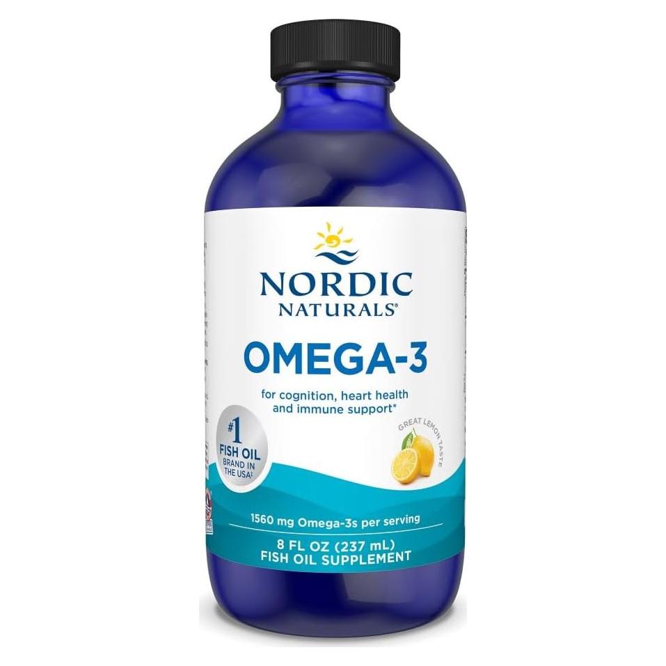 Aceite de Pescado Omega-3 Nordic Naturals 236.6 ml Limón