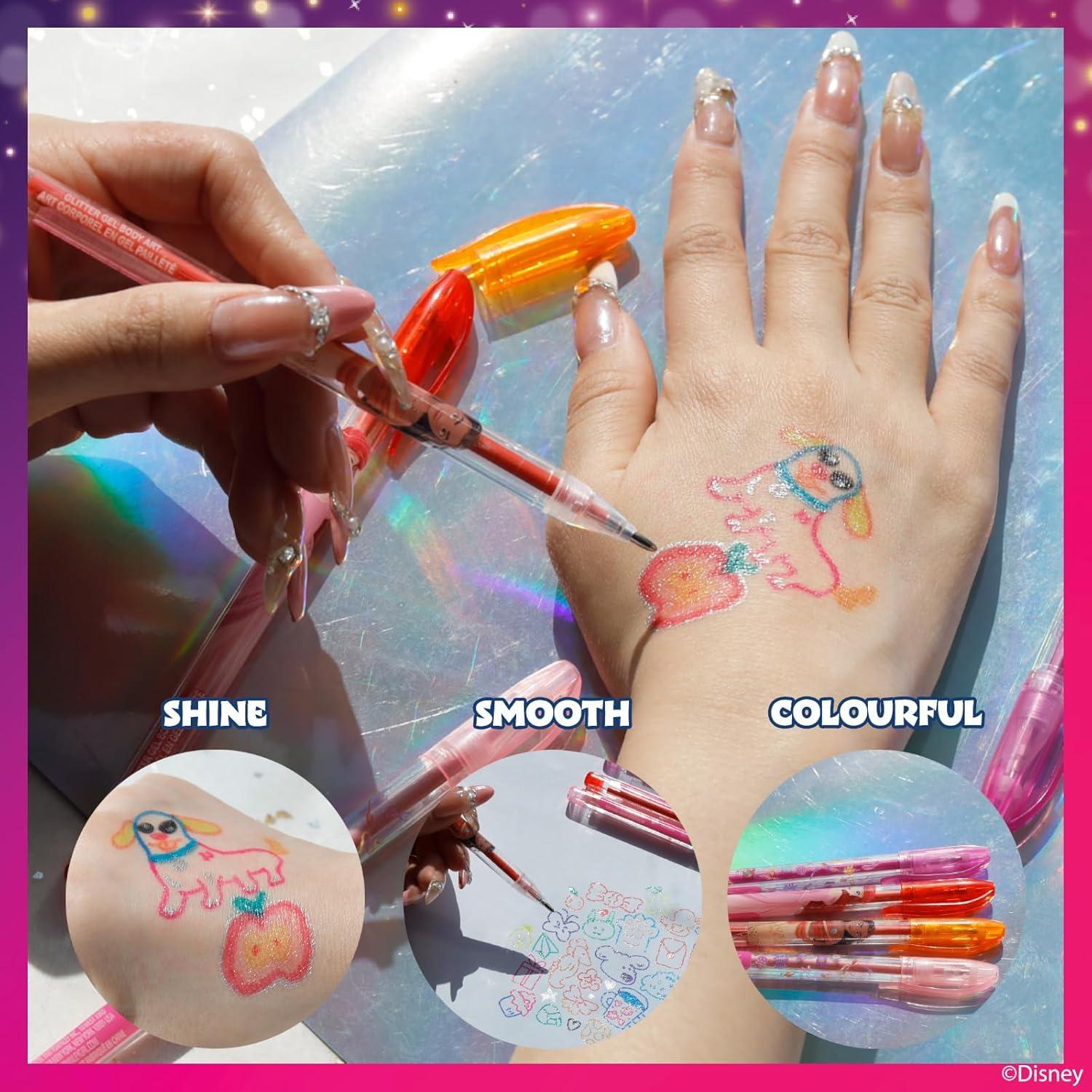 Conjunto 16 Bolígrafos Brillantes Townley Girl Disney Princess