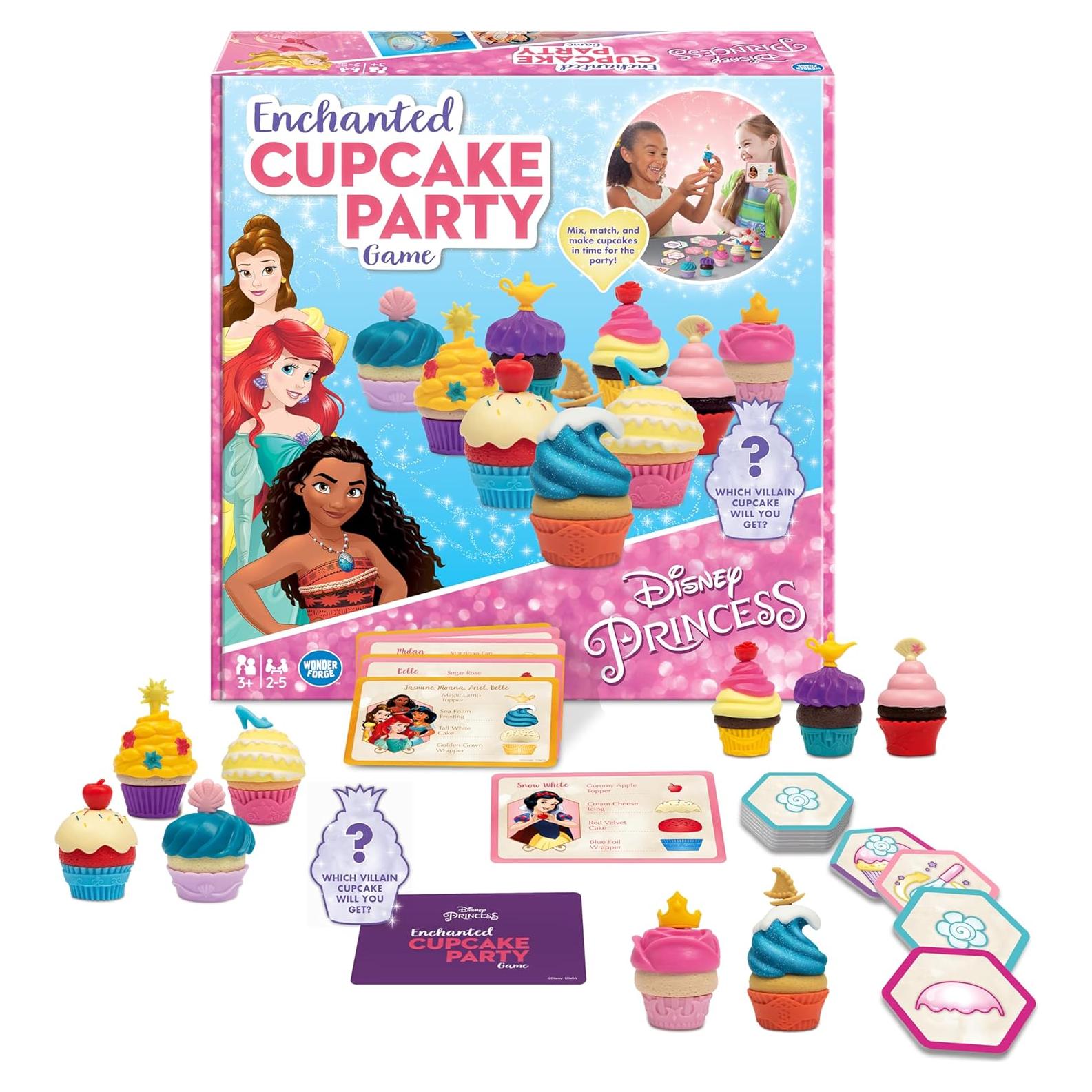 Juego de Fiesta de Cupcakes Disney Princess - Wonder Forge
