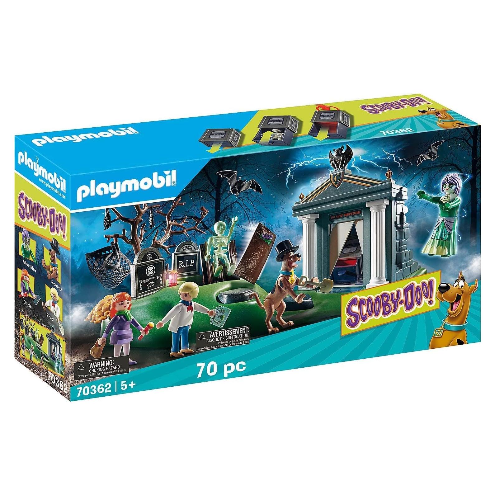 Playmobil Scooby-Doo Aventura Cementerio 70362 Set Juguete