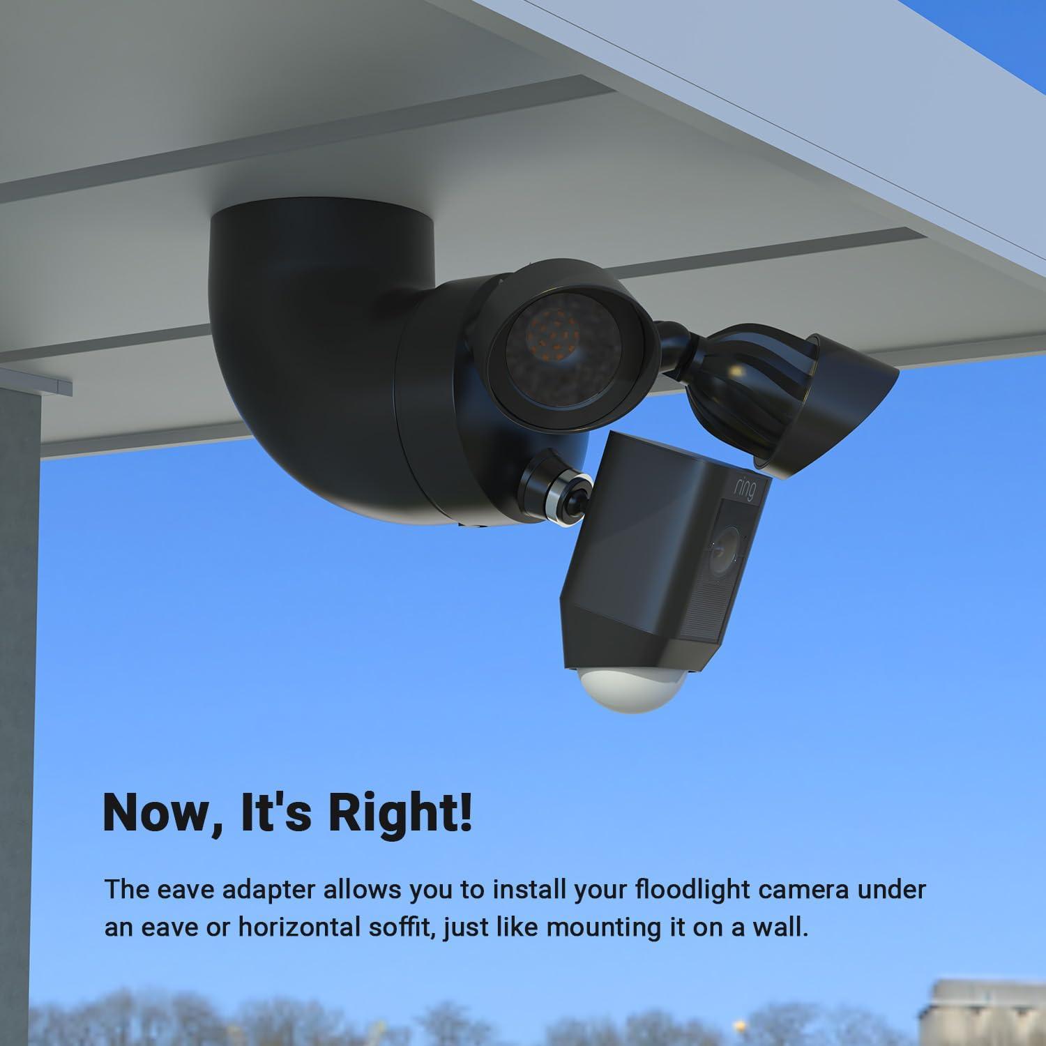 Soporte de Alero Holicfun para Cámara de Inundación - Negro