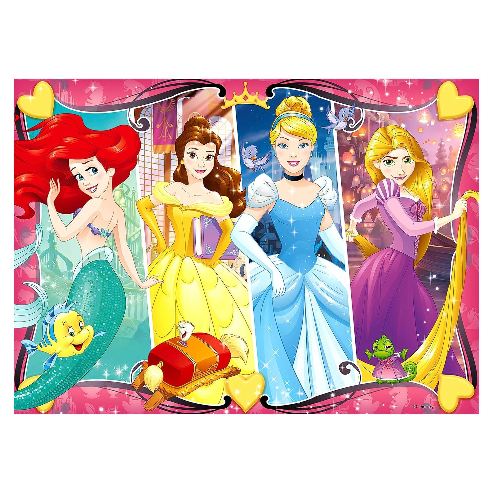 Rompecabezas Ravensburger Princesa Disney 60 Piezas Glitter