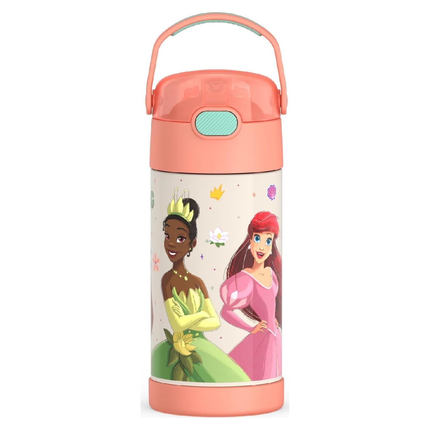 Botella de Agua THERMOS FUNtainer 354 ml Princesa con Pajilla