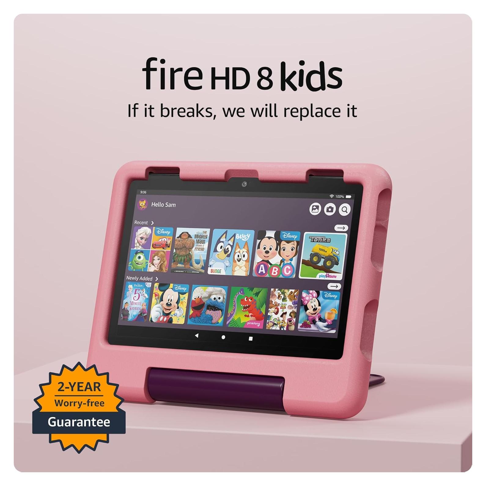 Tableta Amazon Fire HD 8 Kids 32GB Princesa Disney 2024