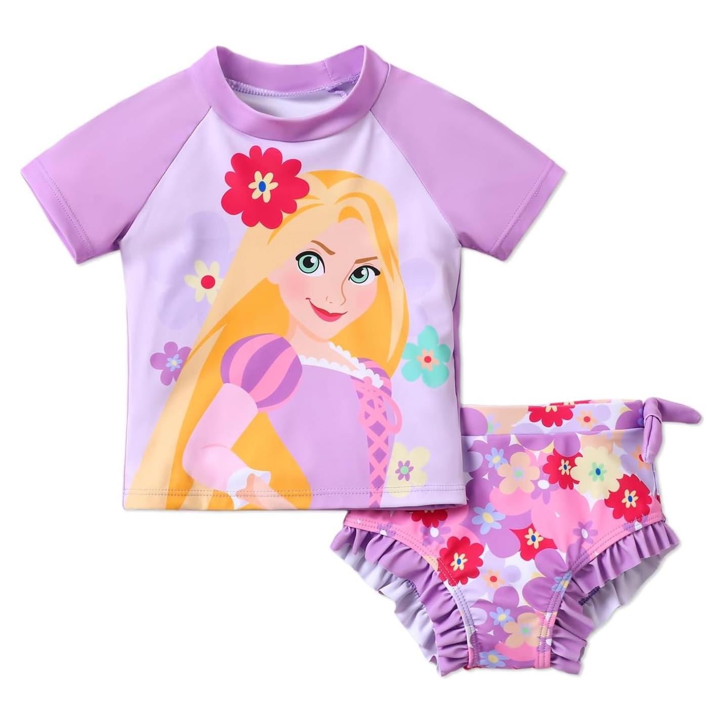 Traje de Baño Tankini Disney Princesas para Niña 2-6 Años