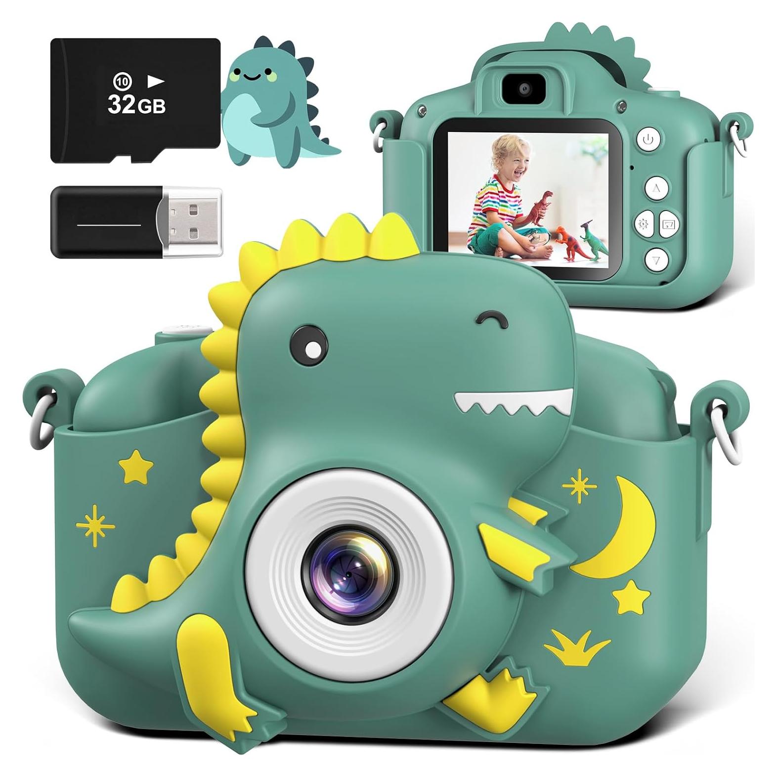 Cámara Digital para Niños GREENKINDER 20MP HD 1080p Verde