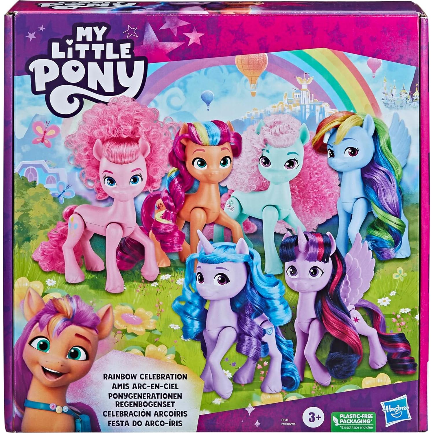 Muñecas My Little Pony Set 6 Figuras 13.97 cm Hasbro