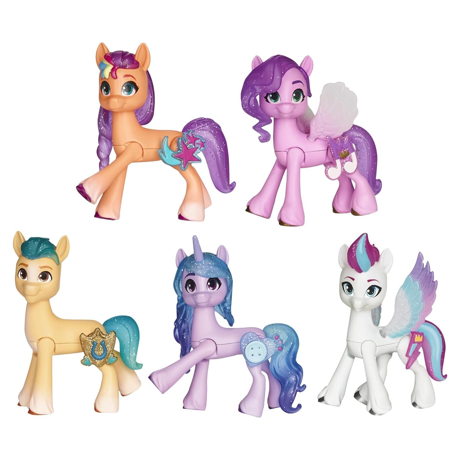 Figuras My Little Pony Mane 5 - 5 personajes articulados