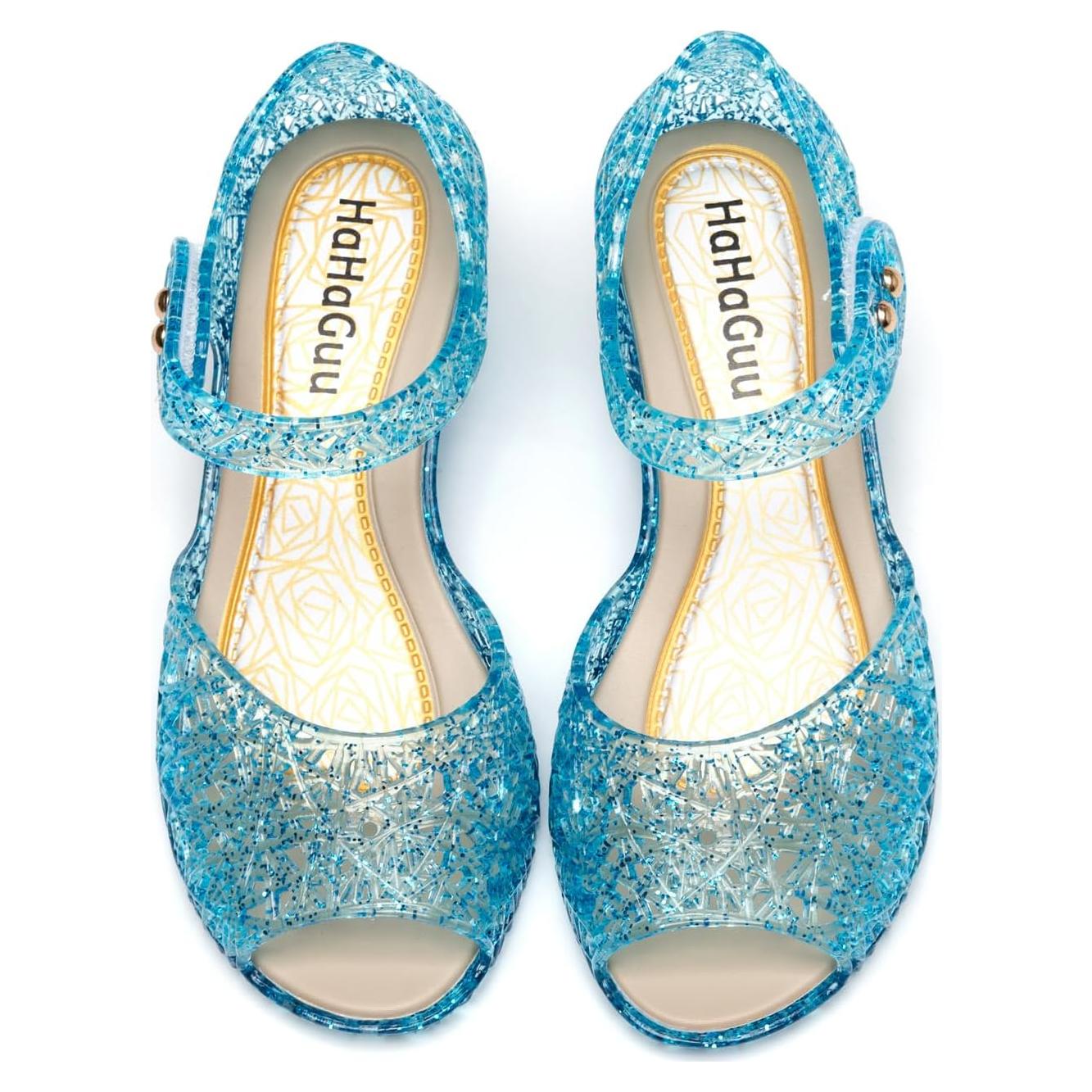 Sandalias Jelly HaHaGuu para Niñas - Tacón Plano Azul