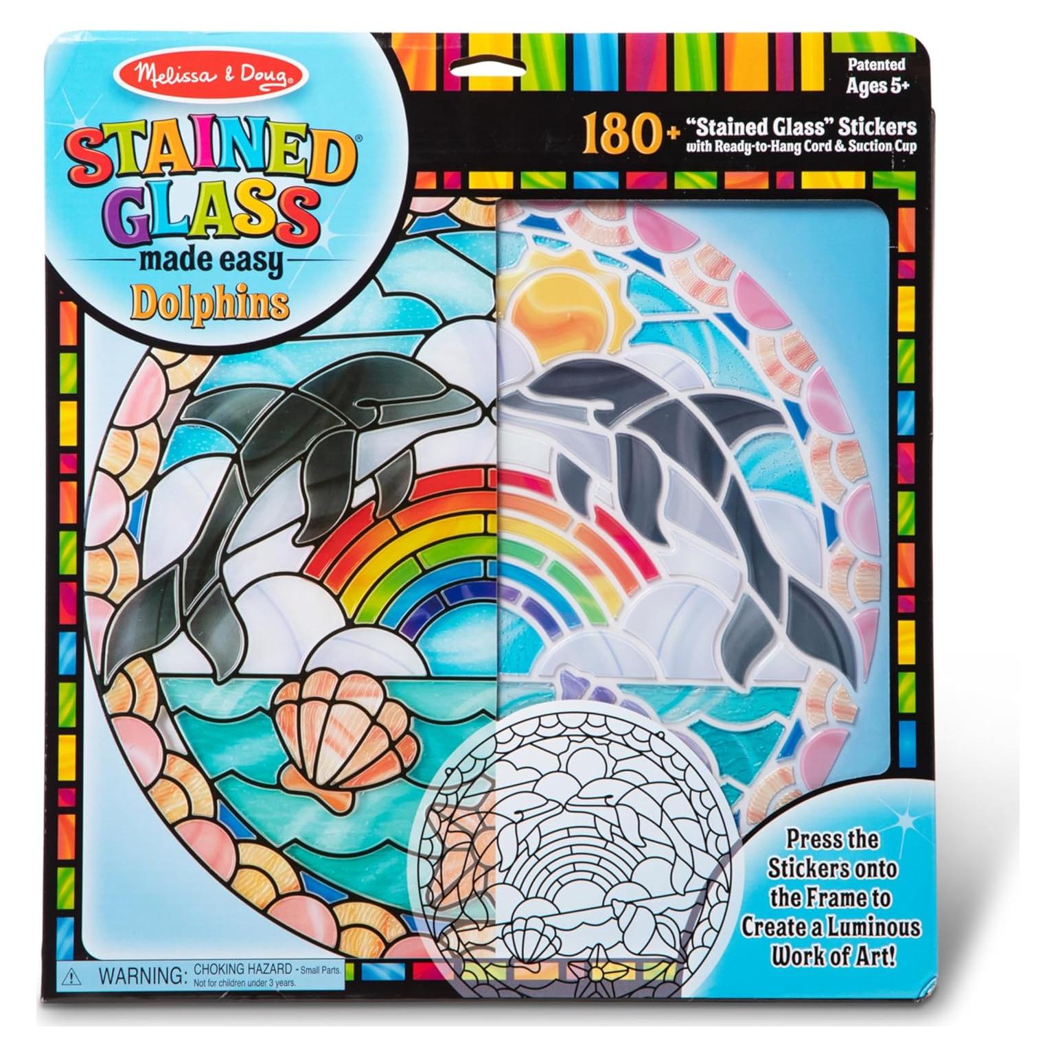 Kit de Manualidades Vidrio Templado Melissa & Doug Delfines