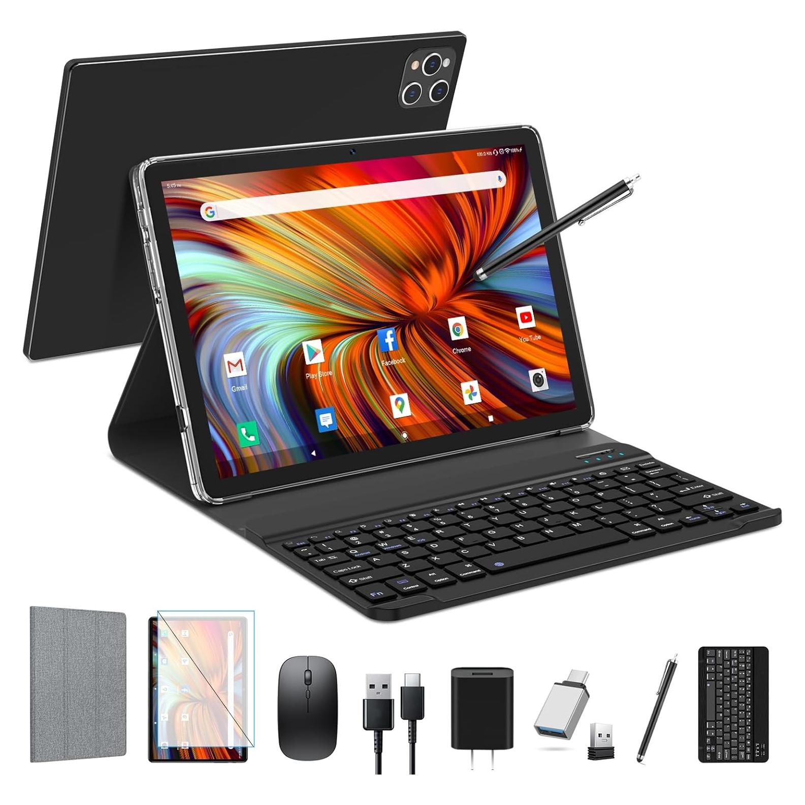 Tableta EITOMIN 10.1" Android 13, 128GB, 16GB RAM, 5G