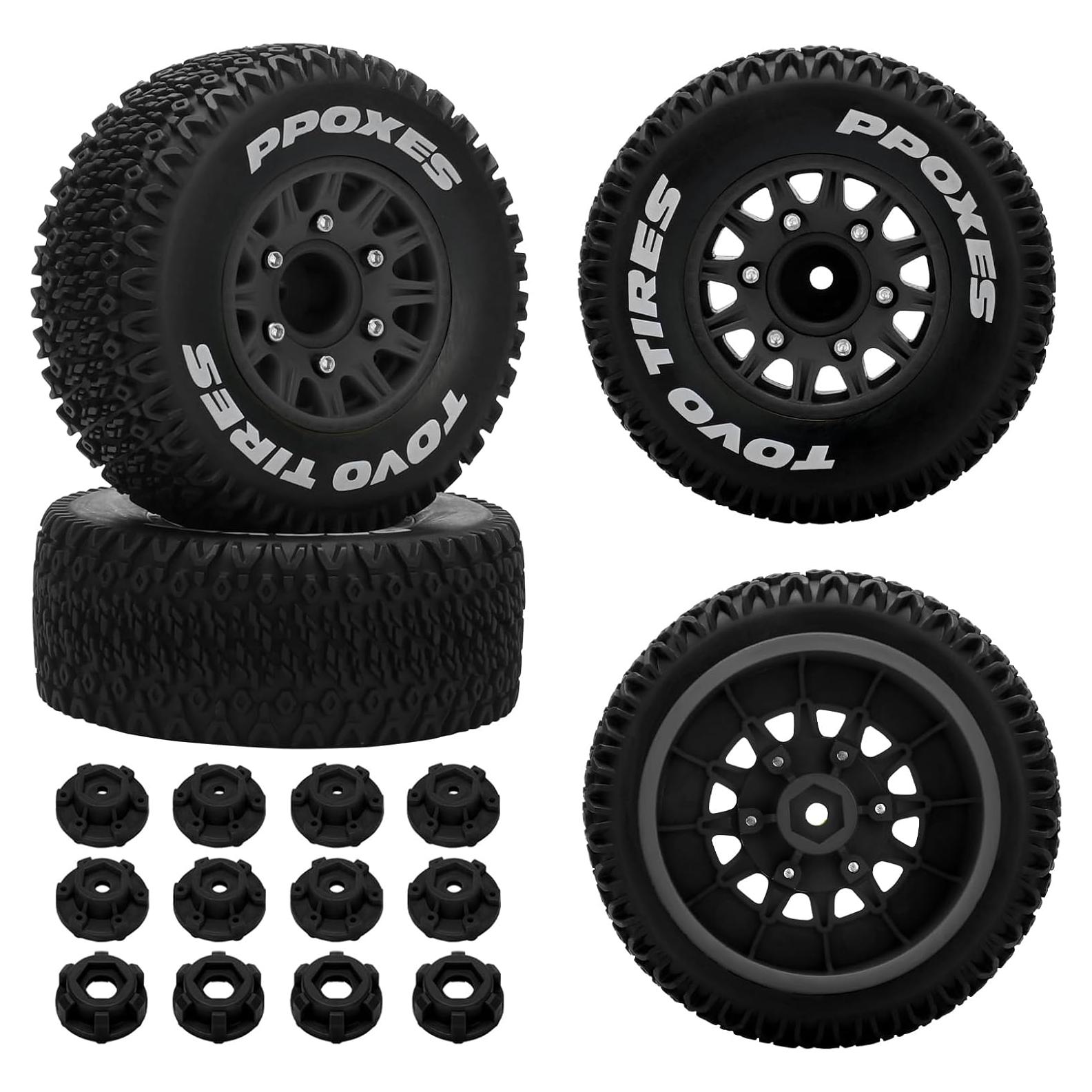 Ruedas y Neumáticos RC Daitoku 1/10 12mm/14mm Negro