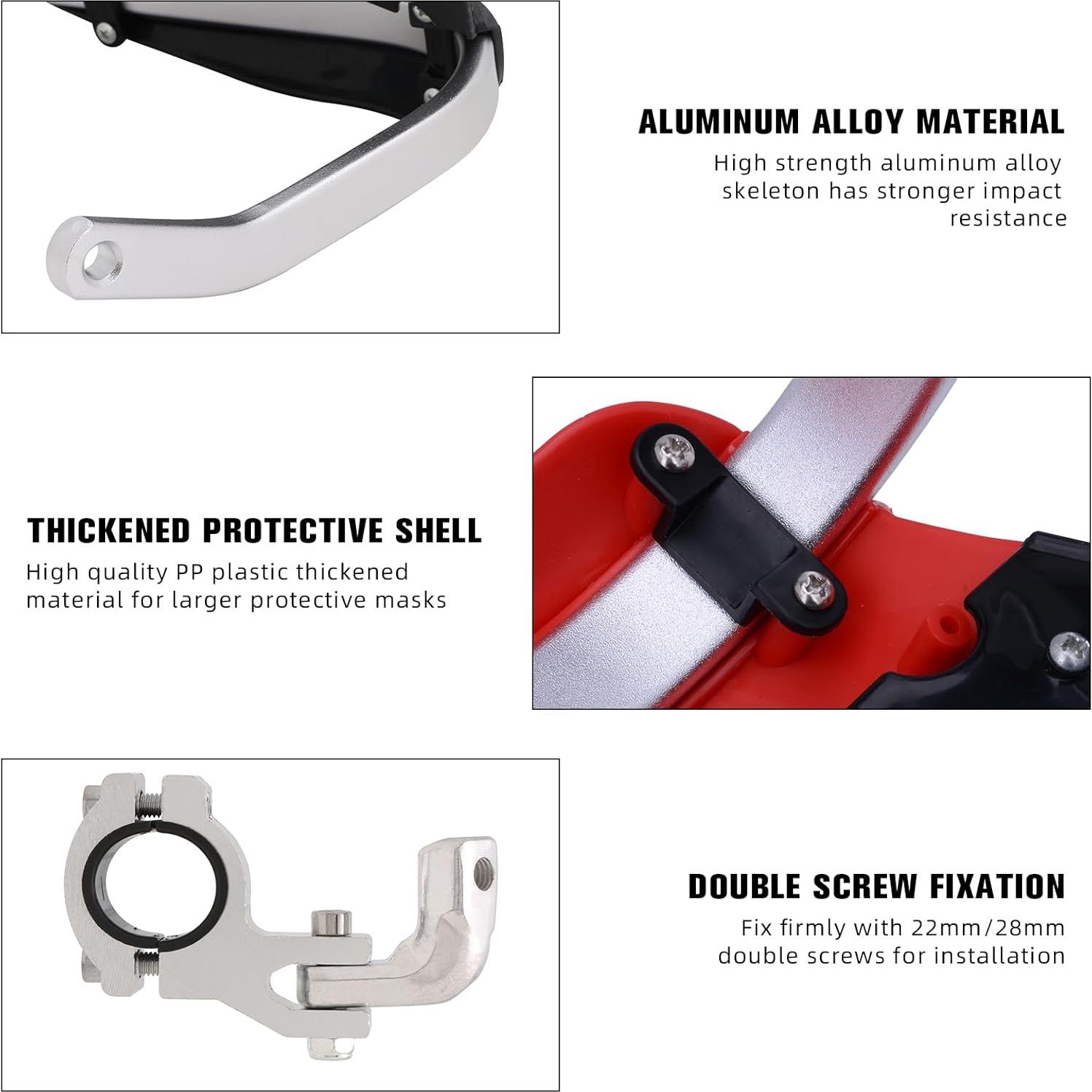 Guardas de Manos JFG RACING para Motocicleta de Tierra - Negro