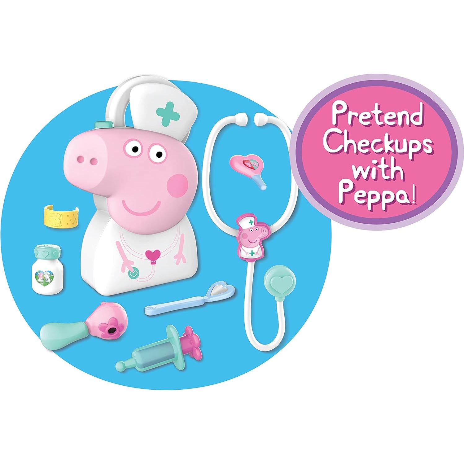 Set de Chequeo Peppa Pig Just Play 8 Piezas para Niños