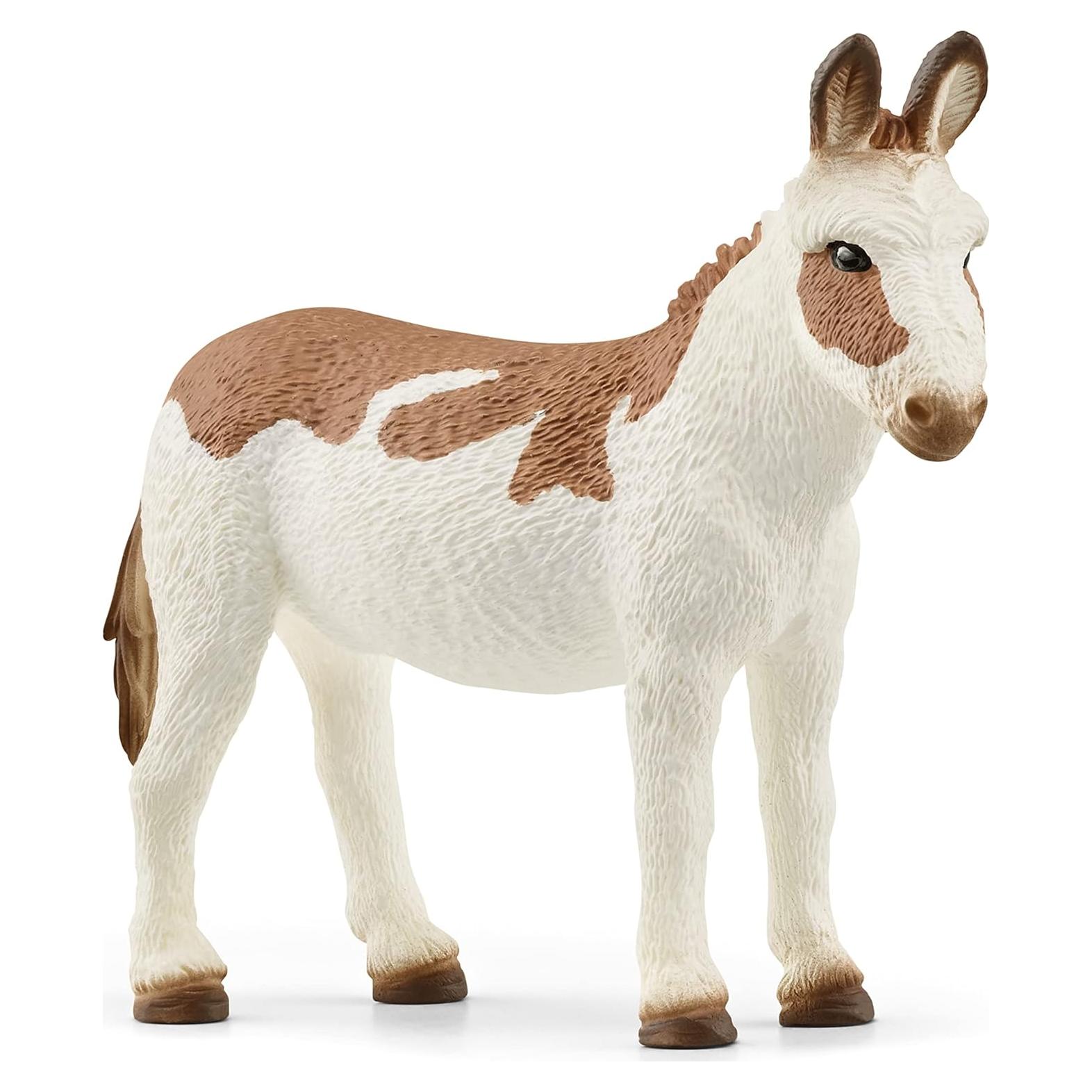 Figurita Burro Americano Manchado Schleich 6.35 cm Detallado