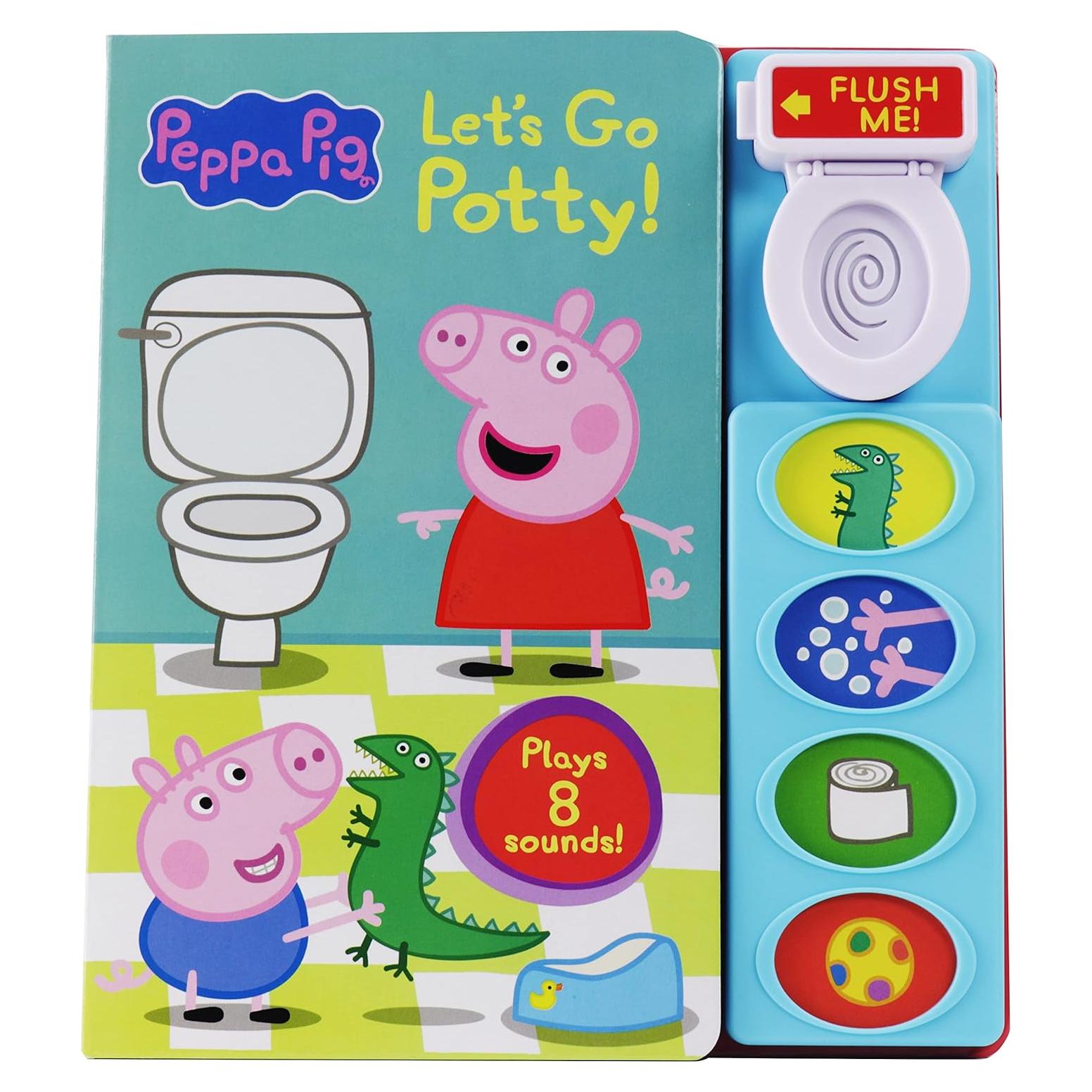 Peppa Pig – Let’s Go Potty! Interactive 5-Button Potty Training Sound Book – PI Kids