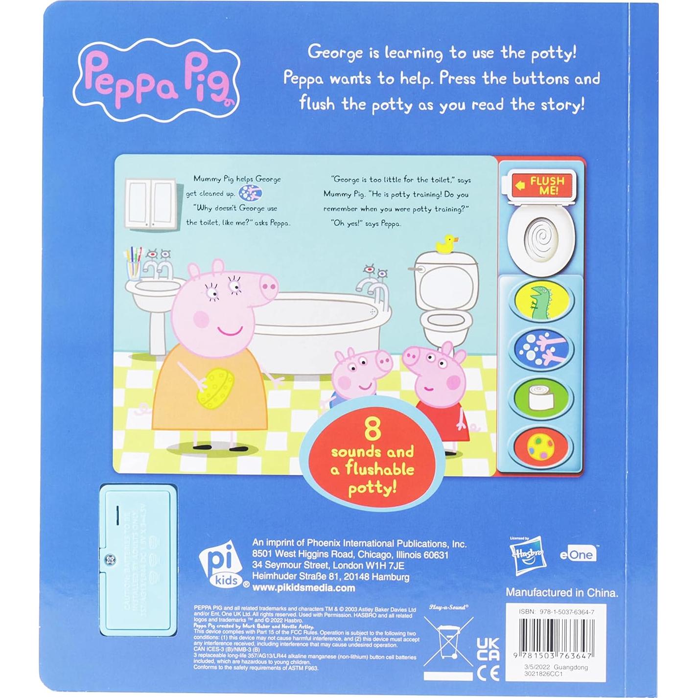 Peppa Pig – Let’s Go Potty! Interactive 5-Button Potty Training Sound Book – PI Kids