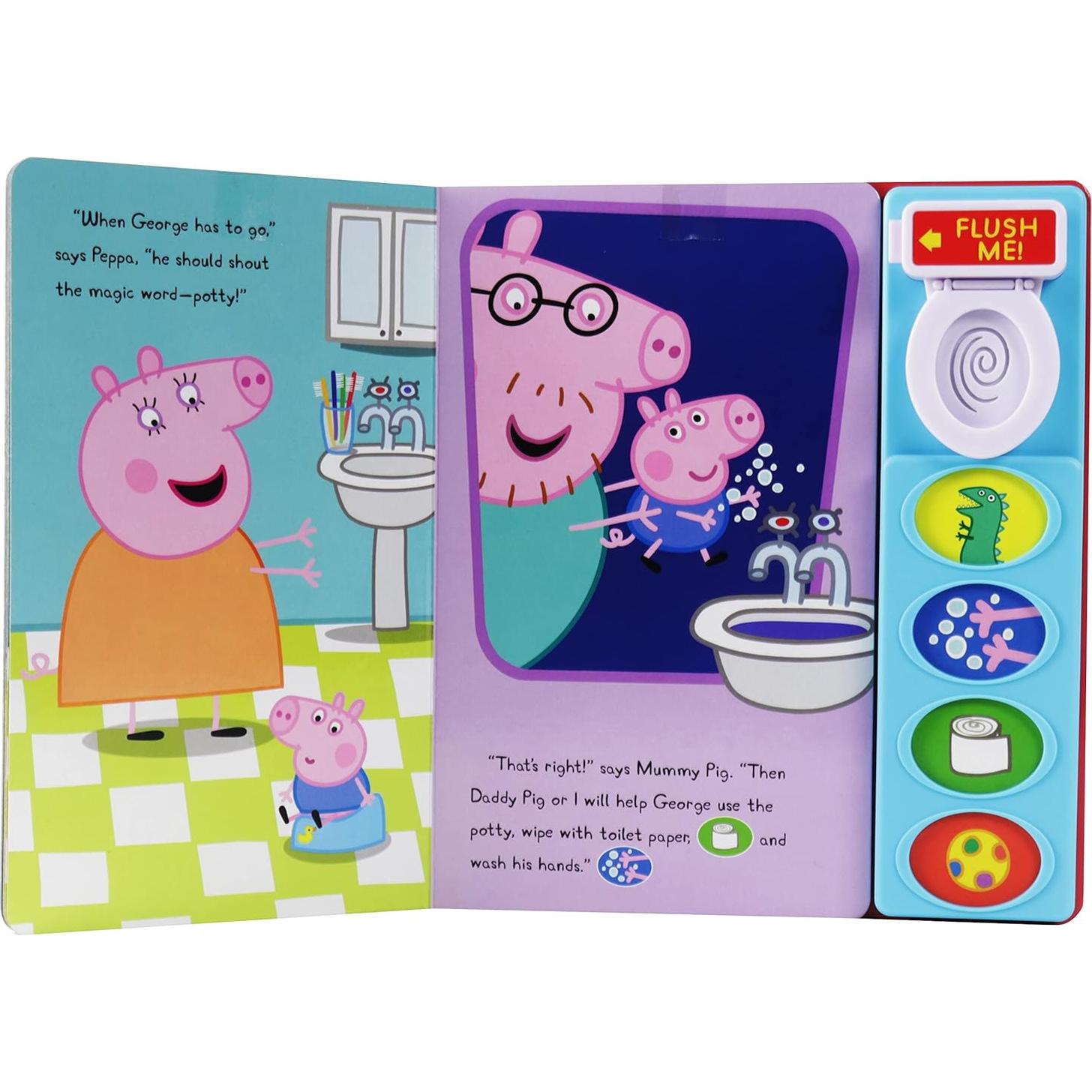 Peppa Pig – Let’s Go Potty! Interactive 5-Button Potty Training Sound Book – PI Kids