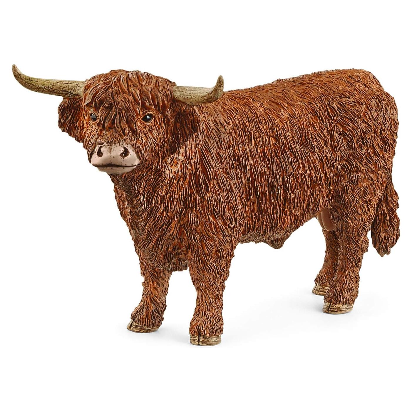 Figura Toro Highland Schleich - Juguete Realista 13.7 cm