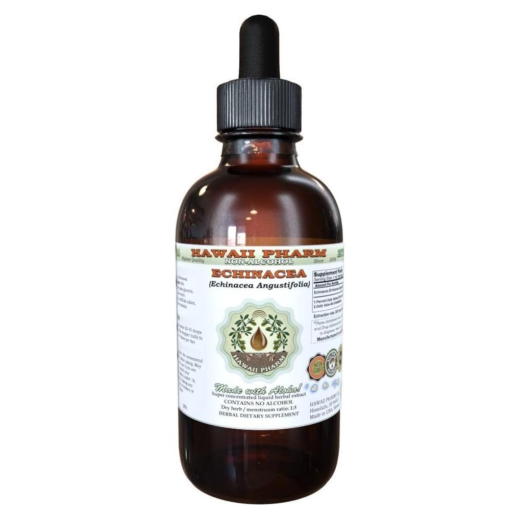 Extracto Líquido de Echinacea Sin Alcohol Hawaii Pharm 60 ml