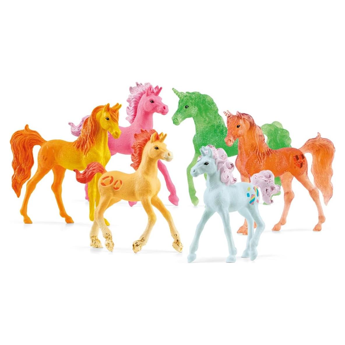 Set de 6 figuras de unicornio Schleich Bayala para niñas
