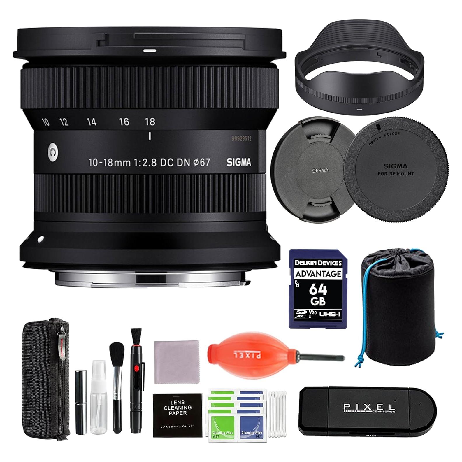 Lente Sigma 10-18mm f/2.8 DC DN Contemporánea para Canon RF-S