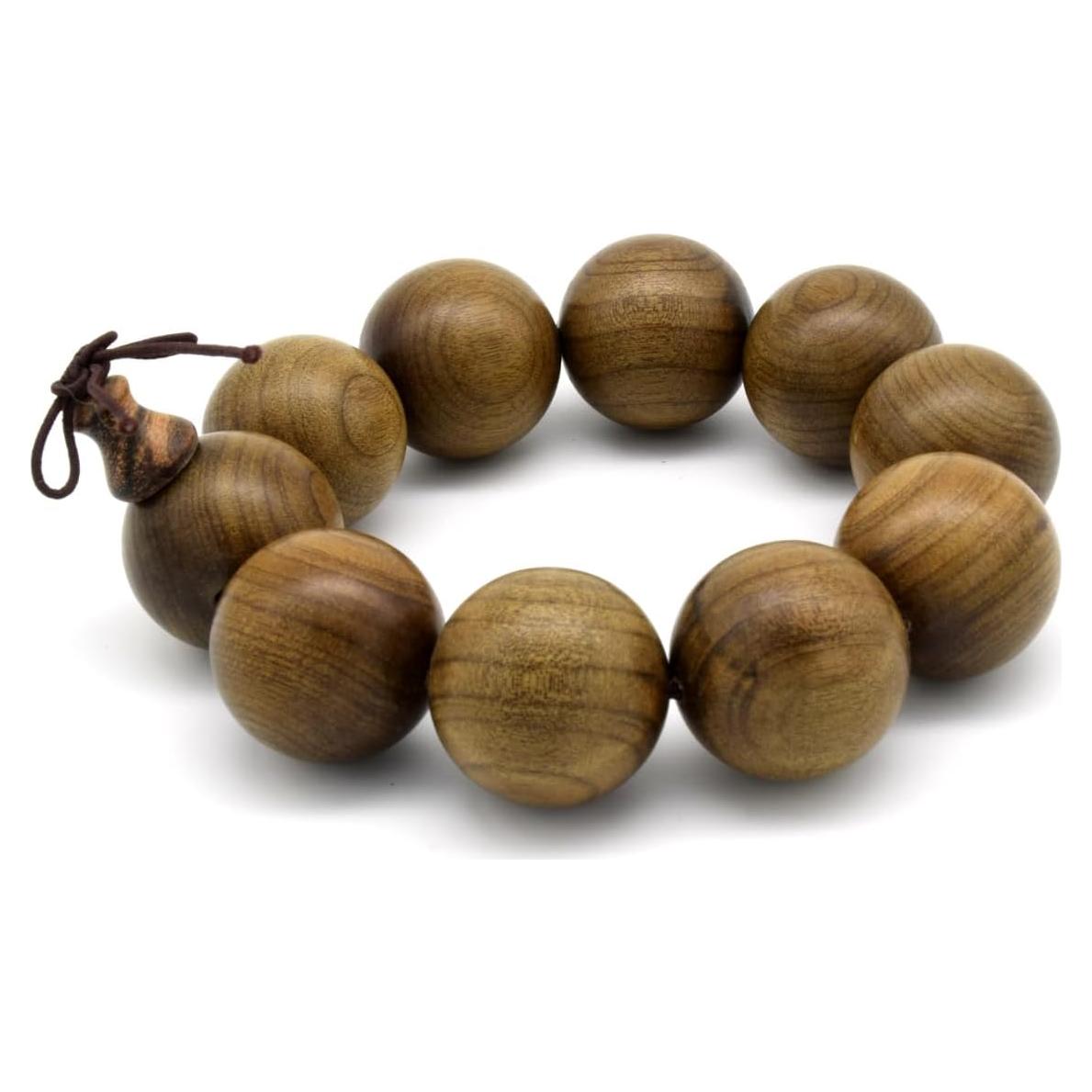 Collar y Pulsera de Cuentas de Madera Ébano Zen Dear