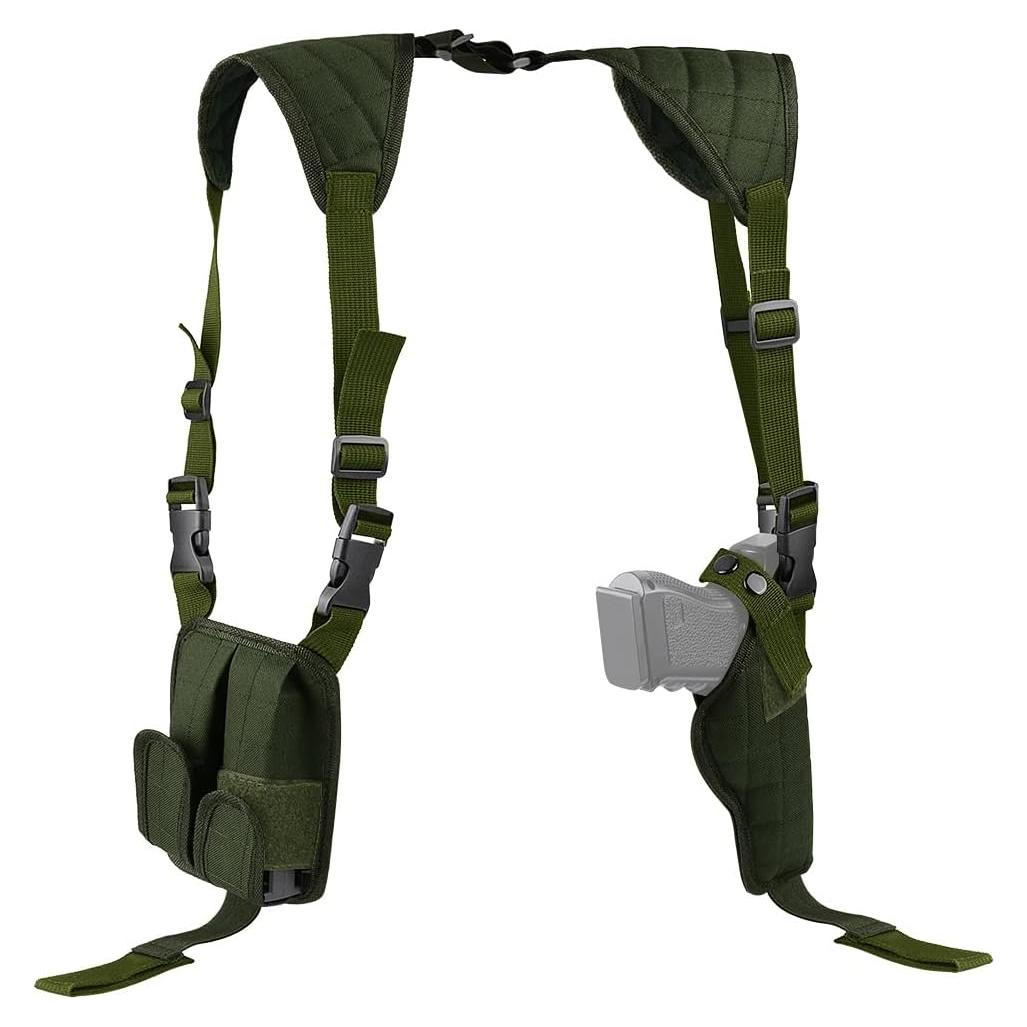 Funda de Hombro Xaegistac Airsoft Ajustable Unisex Verde Militar