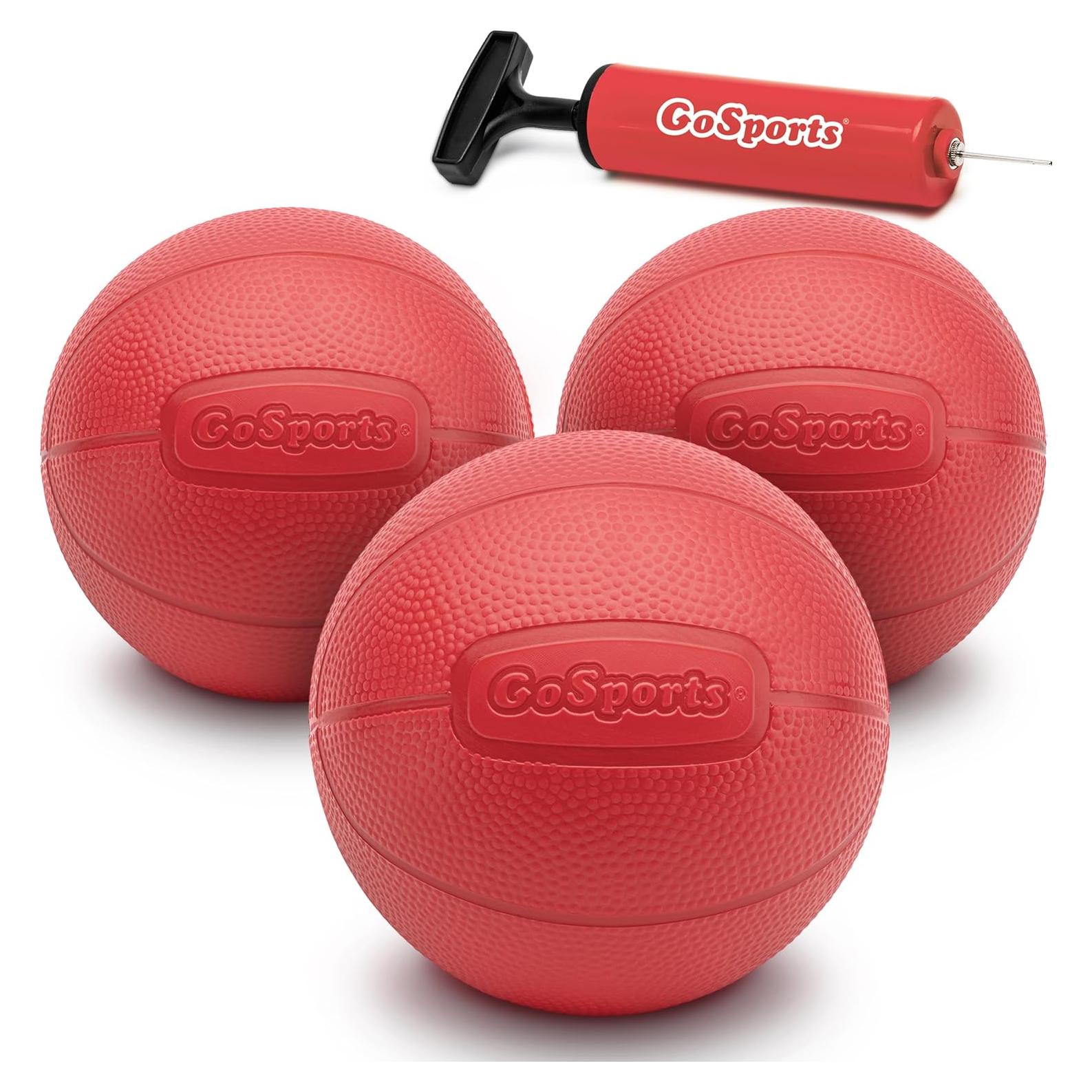 Pelotas de Baloncesto Inflables GoSports para Niños - 3 Piezas 15.24 cm