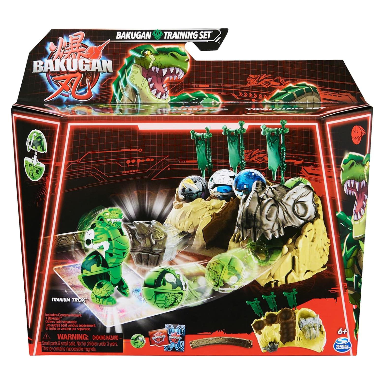 Conjunto de Entrenamiento Bakugan Spin Master Titanium Trox