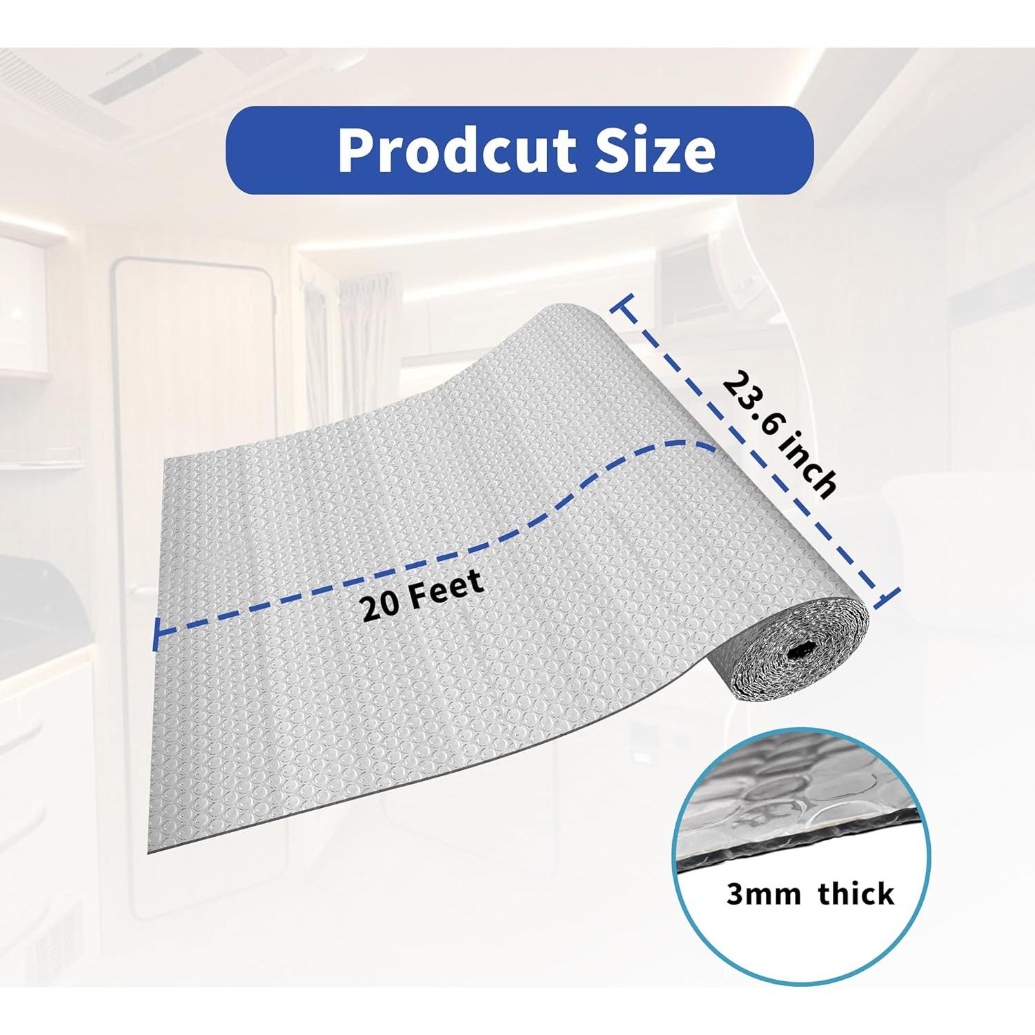 Aislamiento Reflectante Toldear 60 cm x 3.05 m para Ventanas
